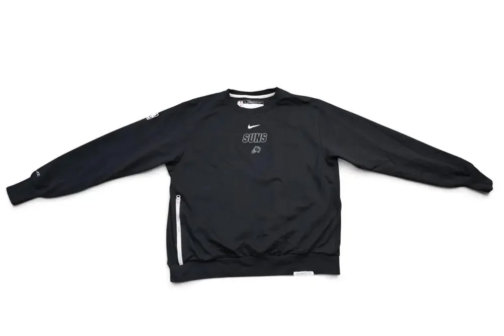 Nike Phoenix Suns Standard Issue Dri-FIT NBA Crewneck Sweatshirt Men's L Black